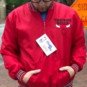 Vintage 90’s Chicago Bulls NWT Chalkline Jacket